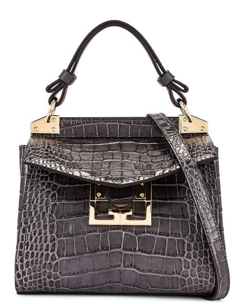 givenchy mystic mini croc-embossed bag|Givenchy .